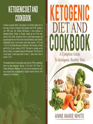 cover image of Ketogenic Diet and Cookbook
